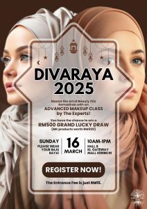 Ticket Diva Raya 16 March 2025 - Kelas Make Up Berjemaah